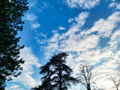 Sky and Dramatic Clouds over England UK Great Britain's Weather Stock Photos