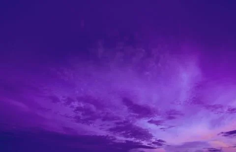 Sky And Fluffy Clouds. Cloudscape Background. Bright Dramatic Cloud Sky In Dark Stock Photos