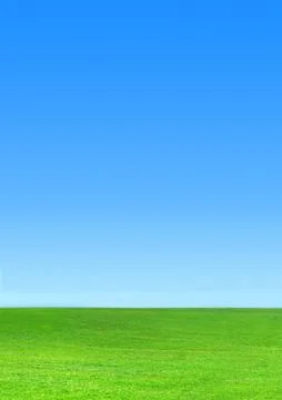 Sky and grass Stock Illustration