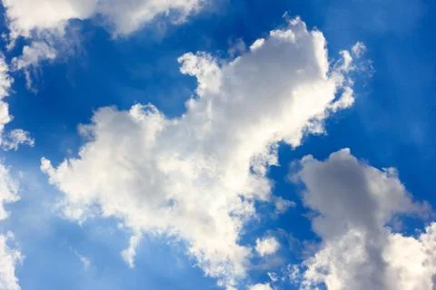 Sky and heart cloud Stock Photos