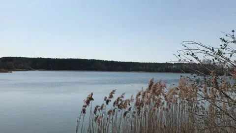 Sky and Lake Background Stock Footage 152581093