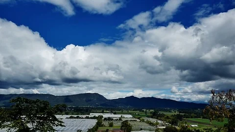 SKY AND MONTAIN Stock Footage 75272320