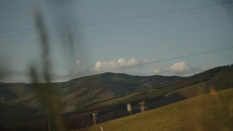 Sky and mountain far view Stock Footage 280194546