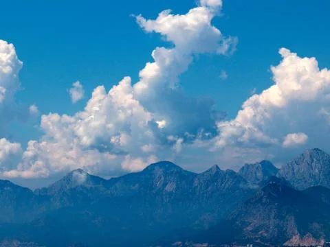 Sky and mountain Stock Photos