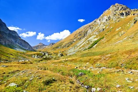 Sky and mountains Stock Photos
