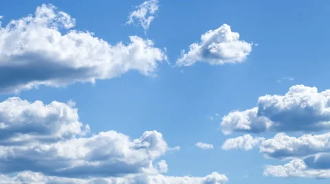 Sky and moving clouds Stock Footage