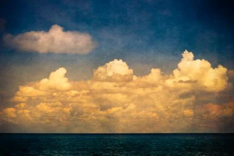 Sky and ocean Stock Photos