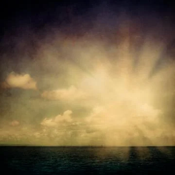 Sky and ocean Stock Photos