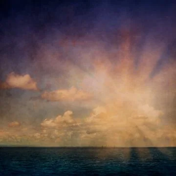 Sky and ocean Stock Photos