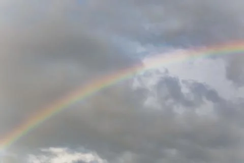 Sky and rainbow for background Foto stock