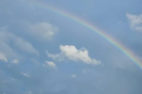 Sky and rainbow for background Foto stock