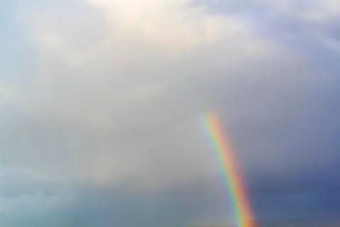 Sky and rainbow Stock Photos