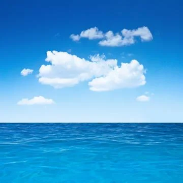 Sky and sea Foto stock
