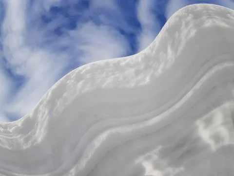 Sky and snow Stock Illustration