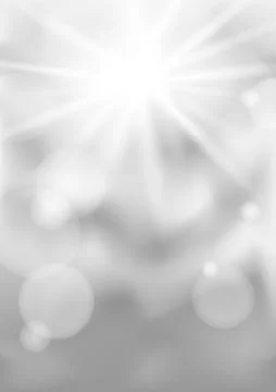 Sky and sun lights vertical mockup Stock Illustration