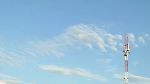 Sky and tower Stock Footage 81245365