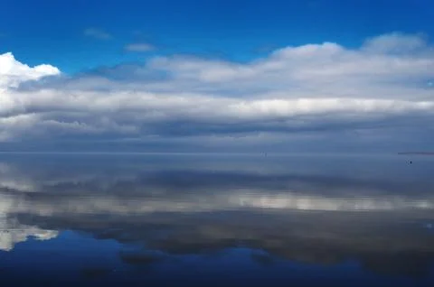 Sky and water Stock Photos
