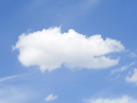 Sky and White cloud Stock Photos