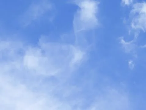 Sky and White cloud Stock Photos