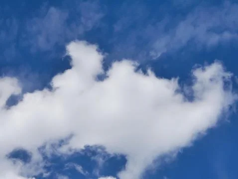 Sky and White cloud Stock Photos