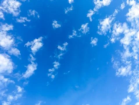 Sky and White cloud Stock Photos