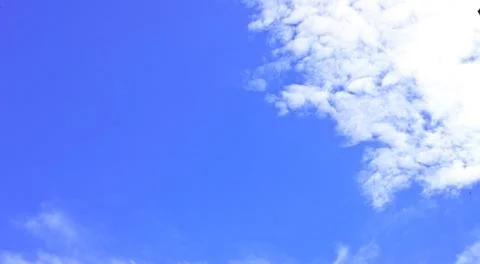 Sky and white clouds Stock Photos