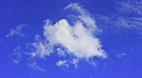 Sky and white clouds Stock Photos