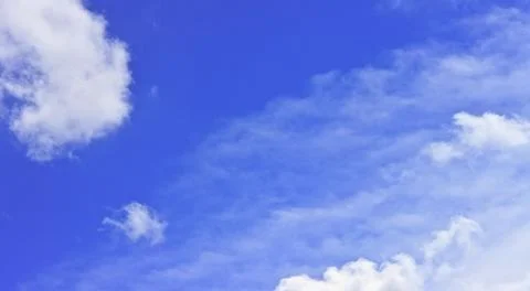 Sky and white clouds Stock Photos