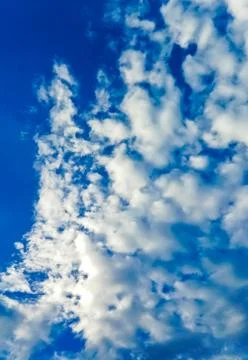 Sky and white clouds Stock Photos