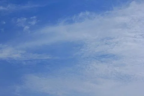 Sky and white clouds Stock Photos
