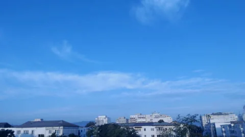 Sky around of city  Time lapse Video stock 40752968