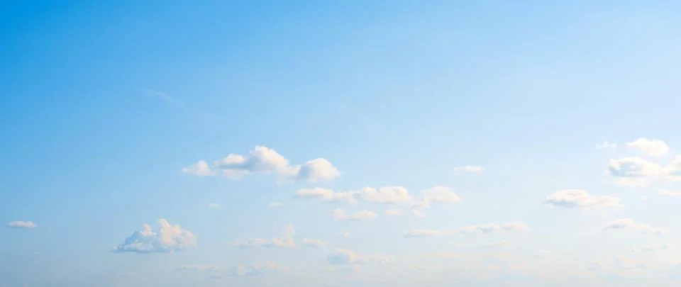 Sky atmosphere clear clouds Stock Photos
