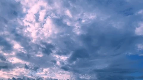 Sky background. Beautiful blue sky with clouds Stock Footage 114559515