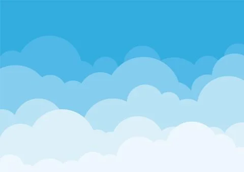 Sky background blue color vector Stock Illustration