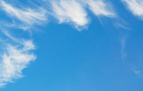 Sky background in a clear day Stock Photos