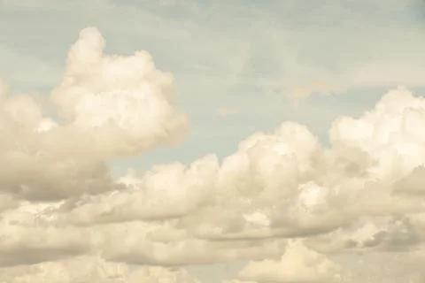 Sky background with clouds in light subtle colours Stock Photos