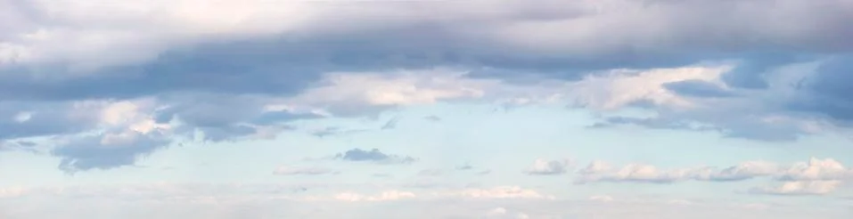 Sky background with clouds . Panorama of clouds and sky Photos