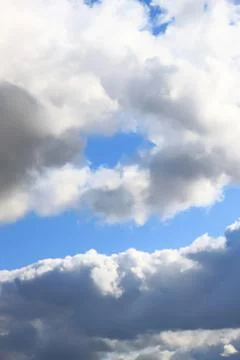 Sky background with clouds Foto stock