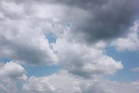 Sky background with clouds Stock Photos