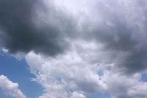 Sky background with clouds Foto stock