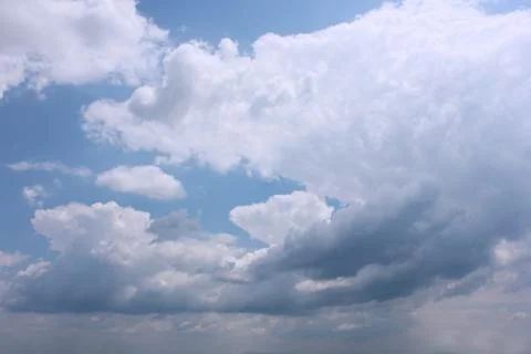 Sky background with clouds Stock-Fotos