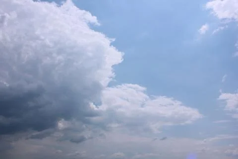 Sky background with clouds Stock Photos