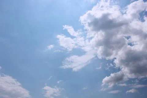 Sky background with clouds Stock Photos