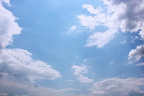 Sky background with clouds Foto stock