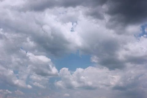 Sky background with clouds Stock Photos