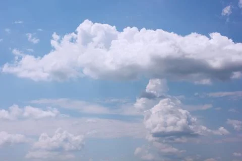 Sky background with clouds Stock Photos