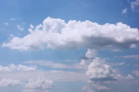 Sky background with clouds Stock-Fotos