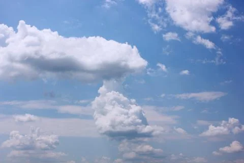 Sky background with clouds Stock-Fotos