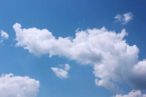 Sky background with clouds Stock-Fotos