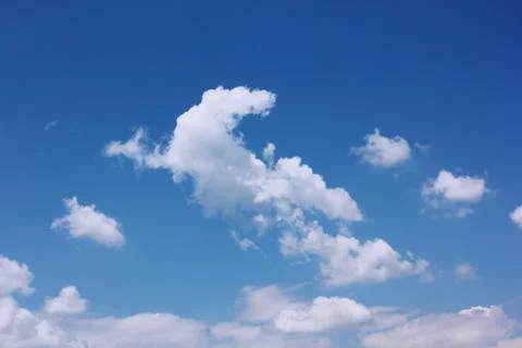 Sky background with clouds Stock Photos